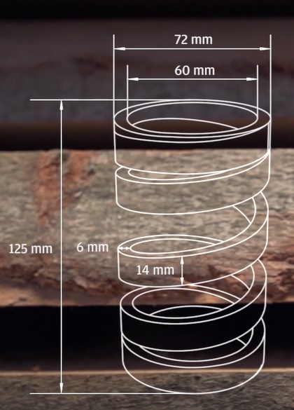 Wooden Spring Dimensions